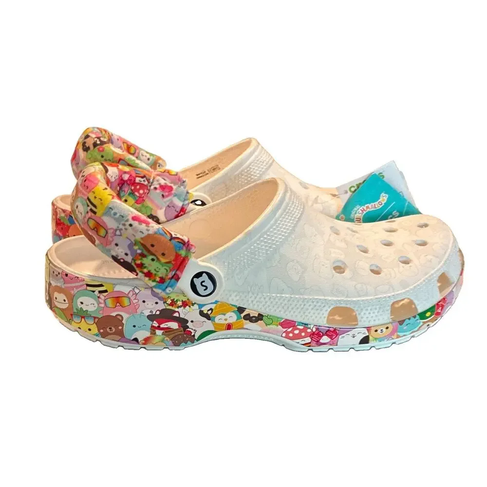 NWT Crocs x Squishmallows Classic Clog White Multicolor Men 10 Women 12